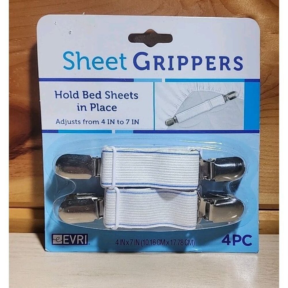 Evriholder Bed Sheet Grippers 4 Piece HOLDERS